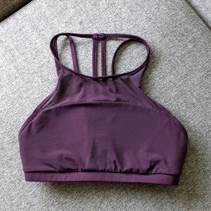 Mesh sports bra